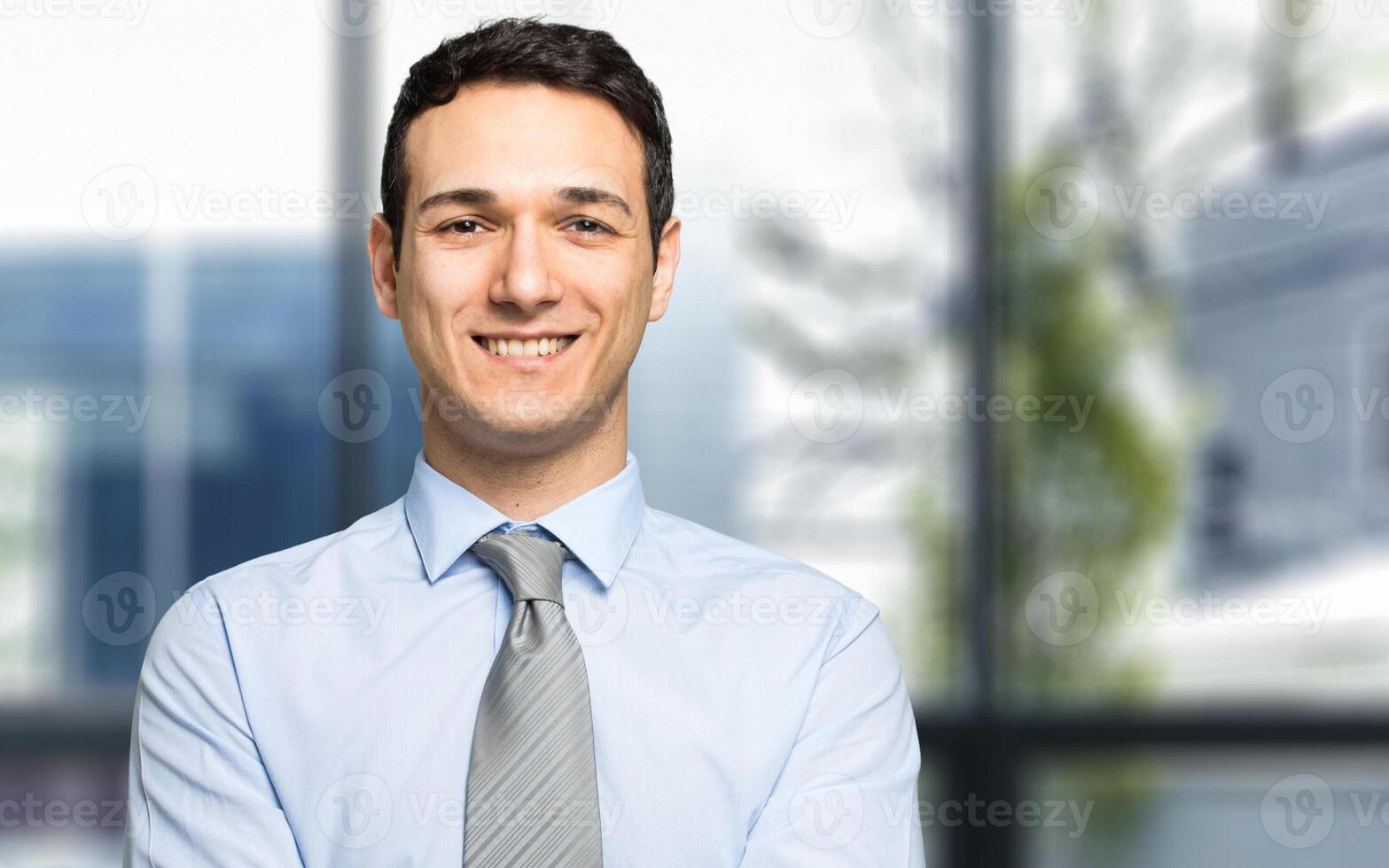 Portrait of a handsome businessman photo
