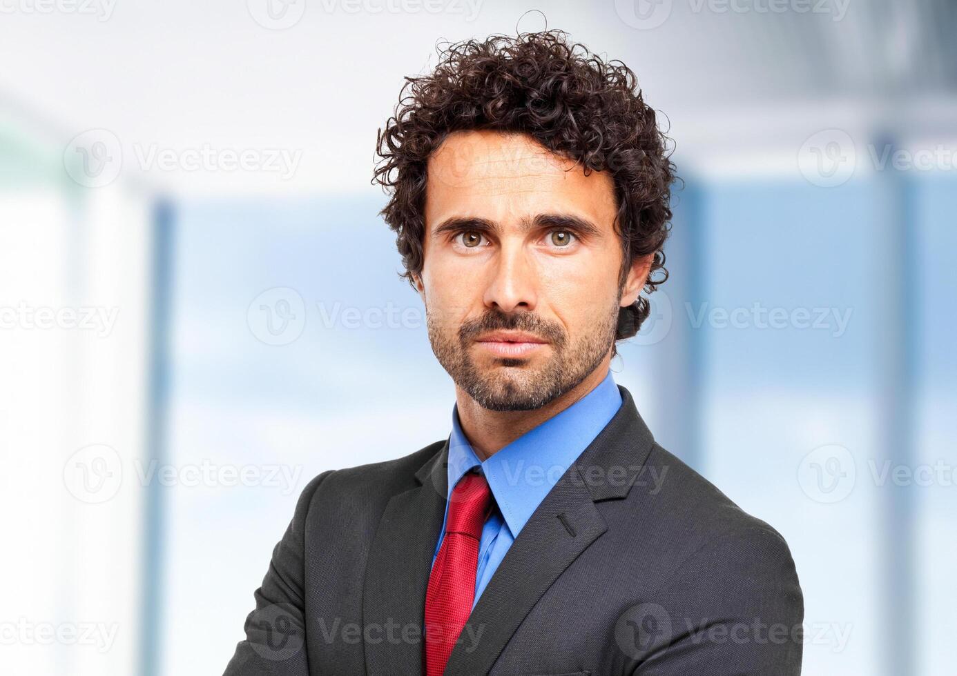 Handsome manager portrait photo