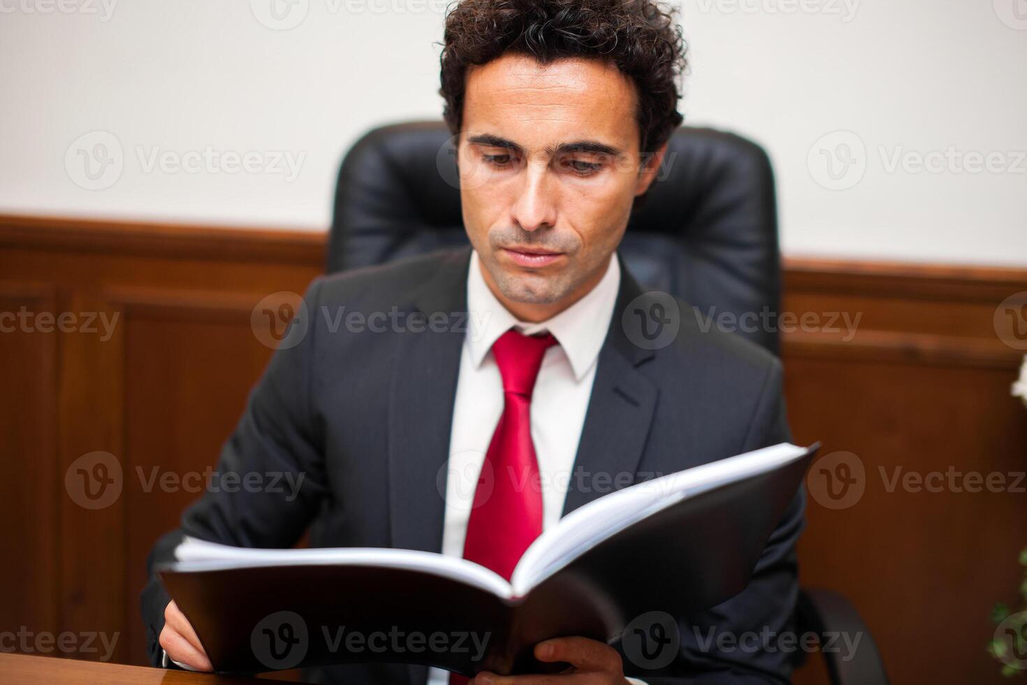 Lawyer in his studio photo