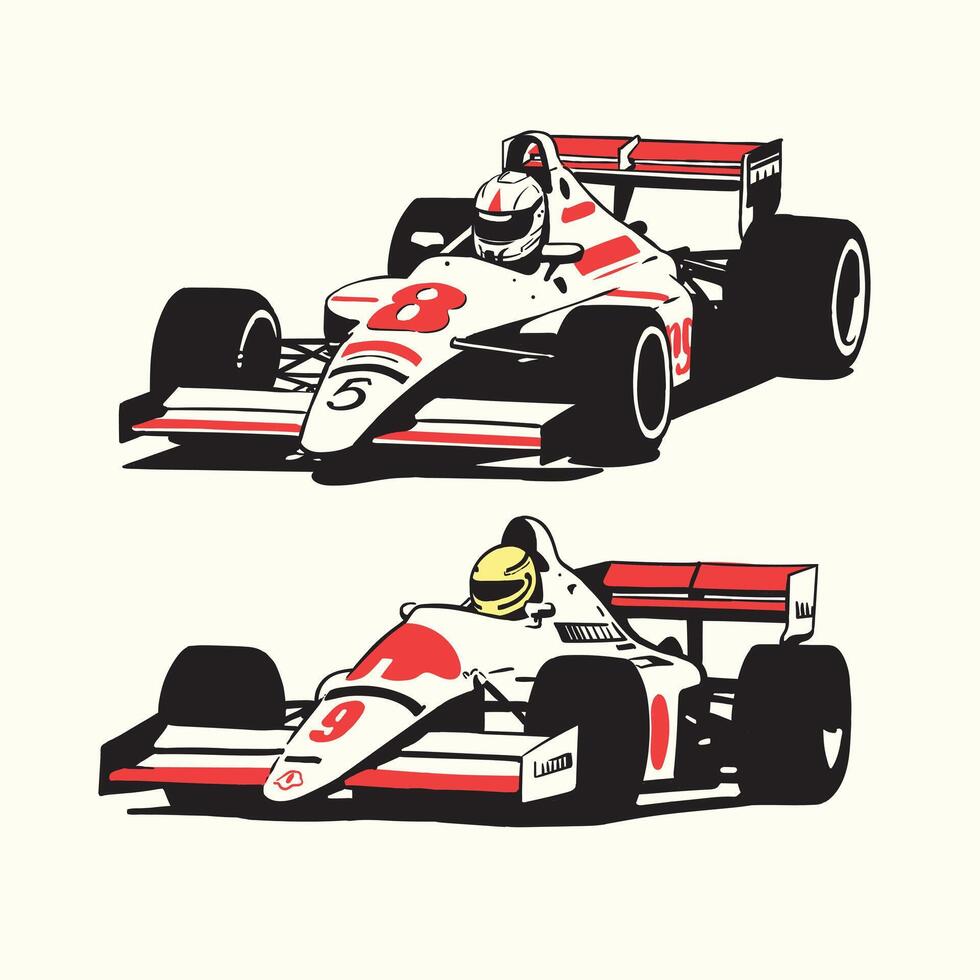 Race-car vector logos