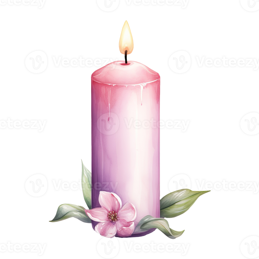 AI generated Charming Ambiance Embrace Spring with the Warmth of a Decorative Easter Candle png