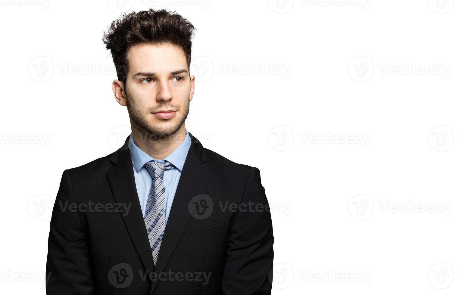 Young businessman having an idea photo