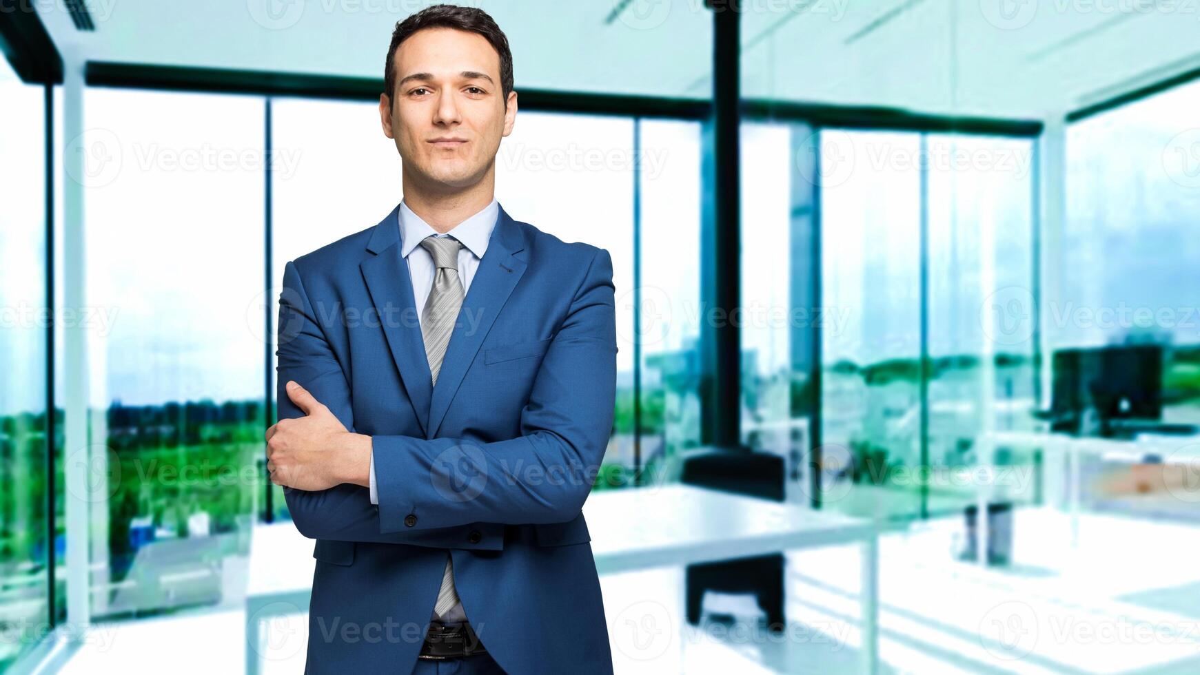 Portrait of a handsome businessman photo