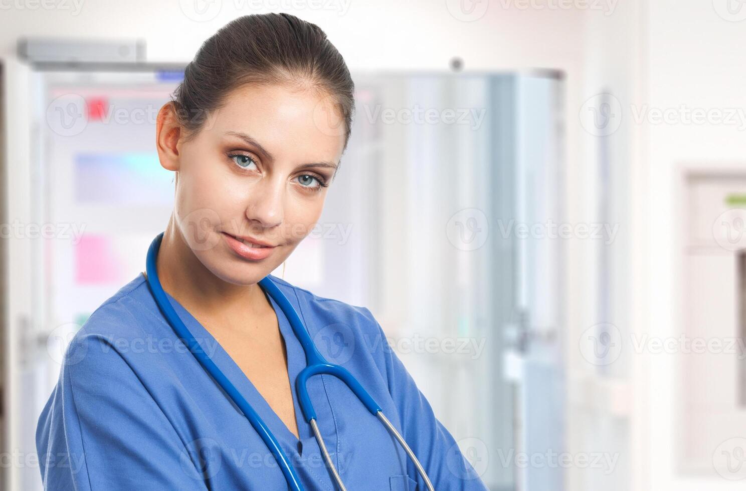Beautiful young nurse photo