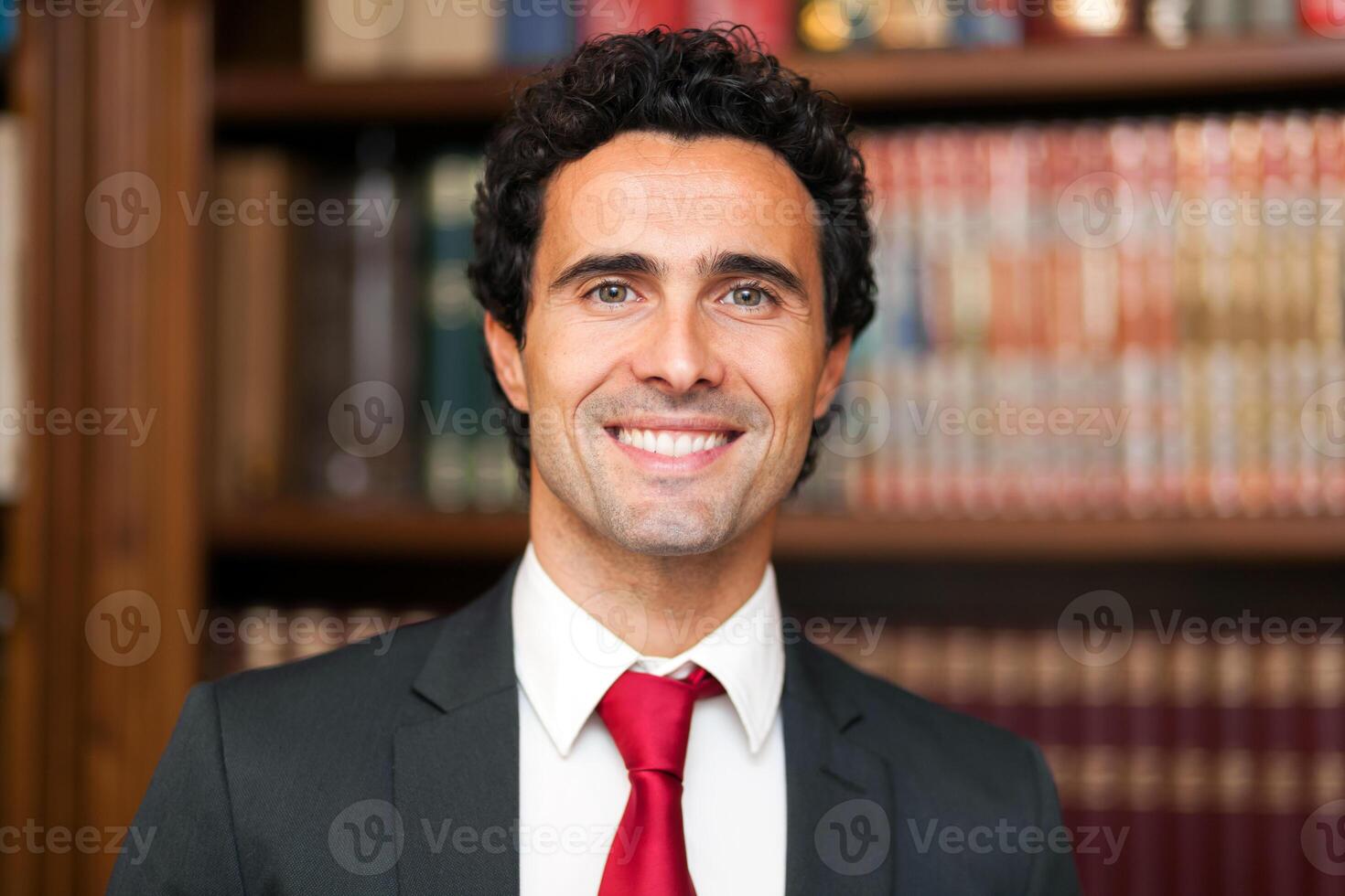 Confident lawyer portrait photo