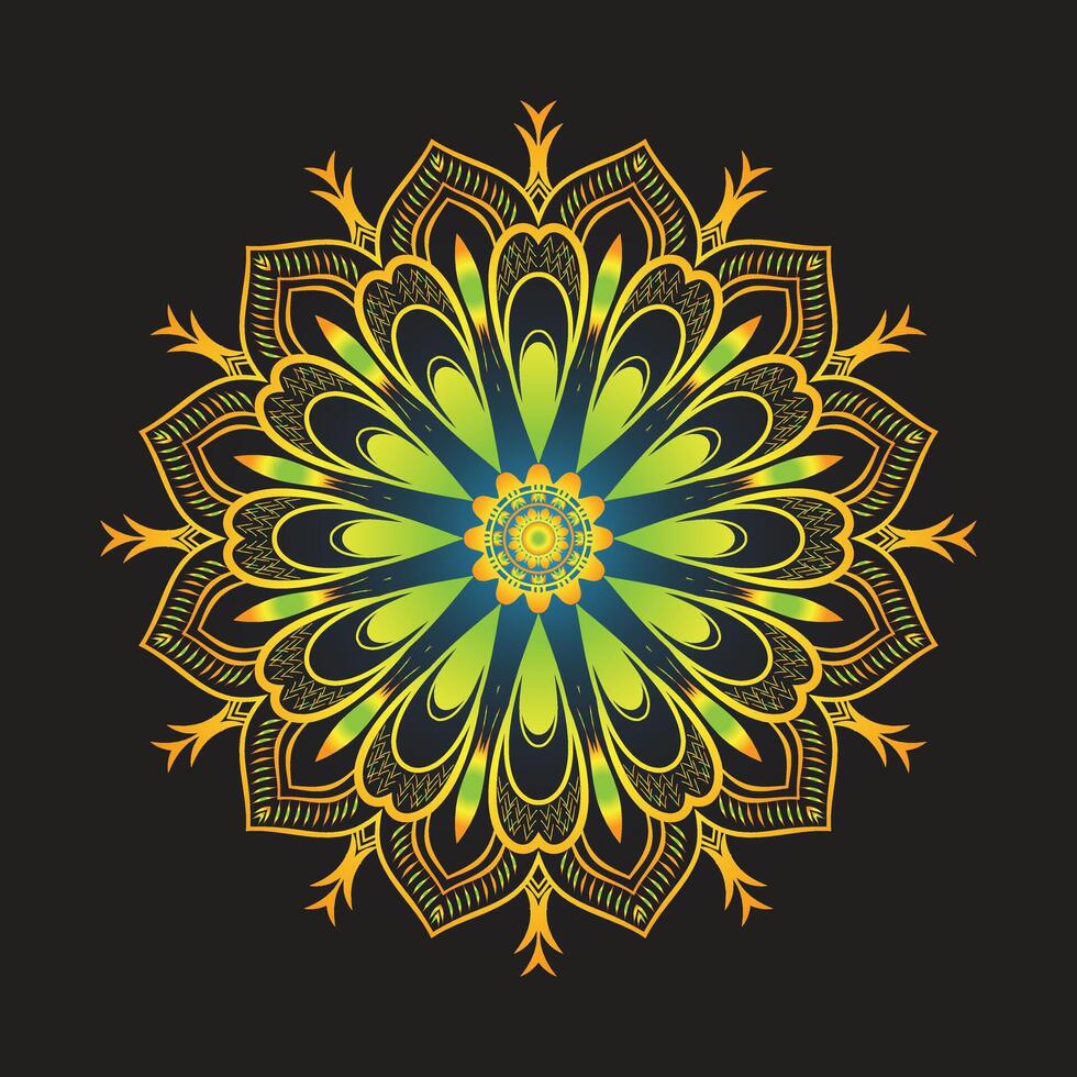 Mandala Background Design vector