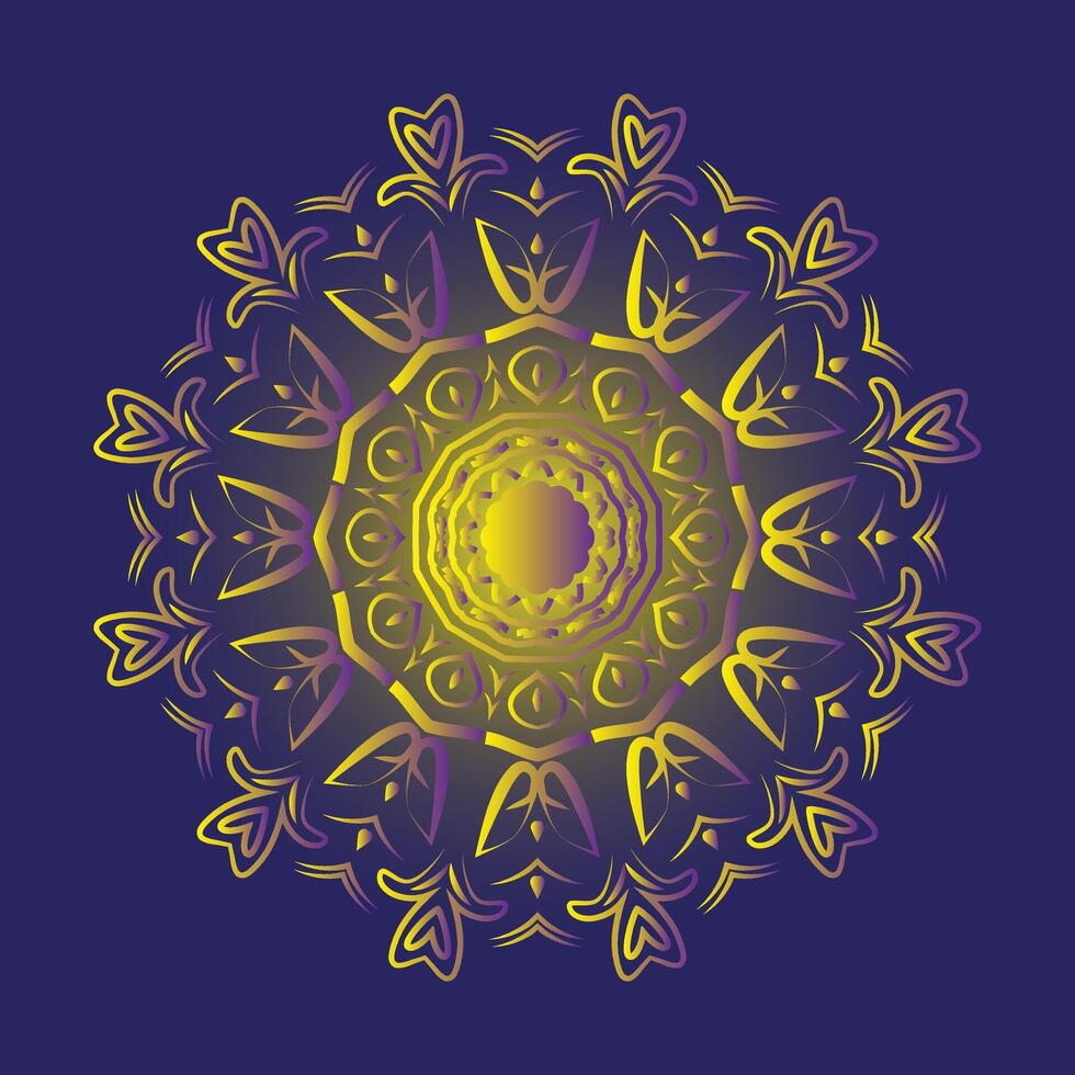 Mandala Background Design vector