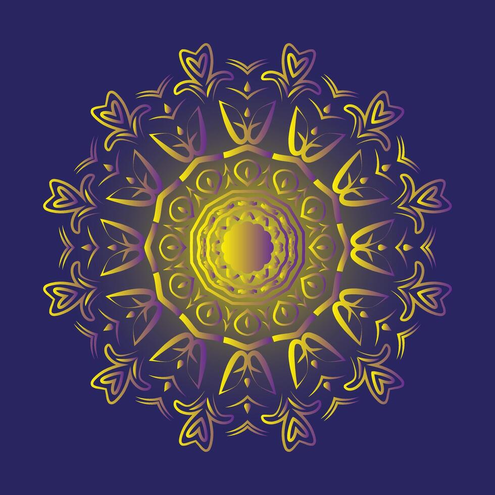 diseño de fondo de mandala vector