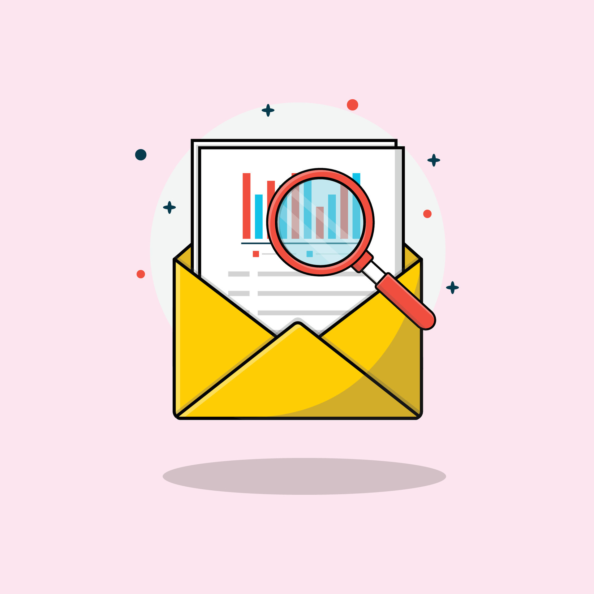 Data Research Vector Illustration. Concept of Report Analysis 38282486 ...