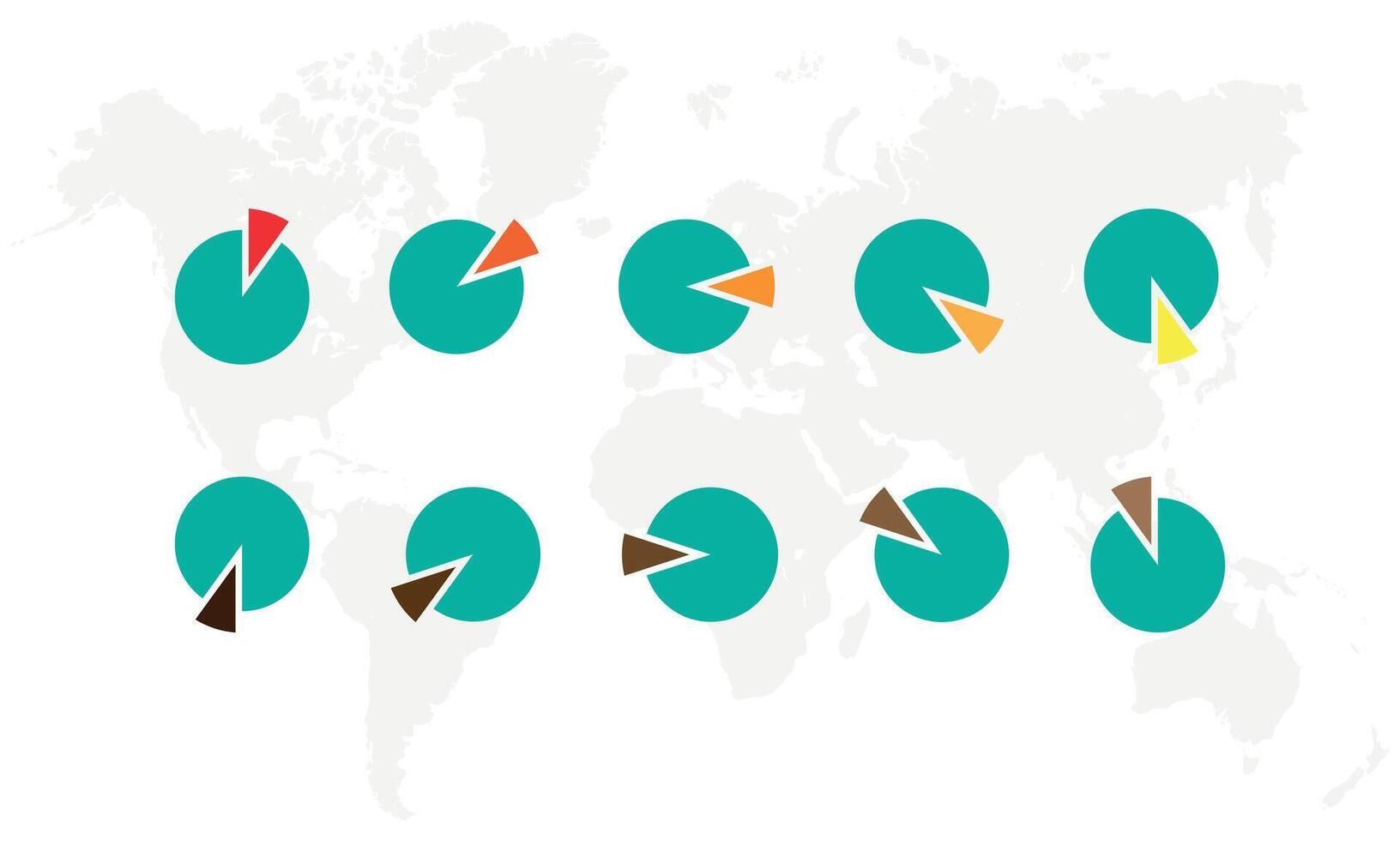 Untitled-1vector set of infographic charts in flat design vector