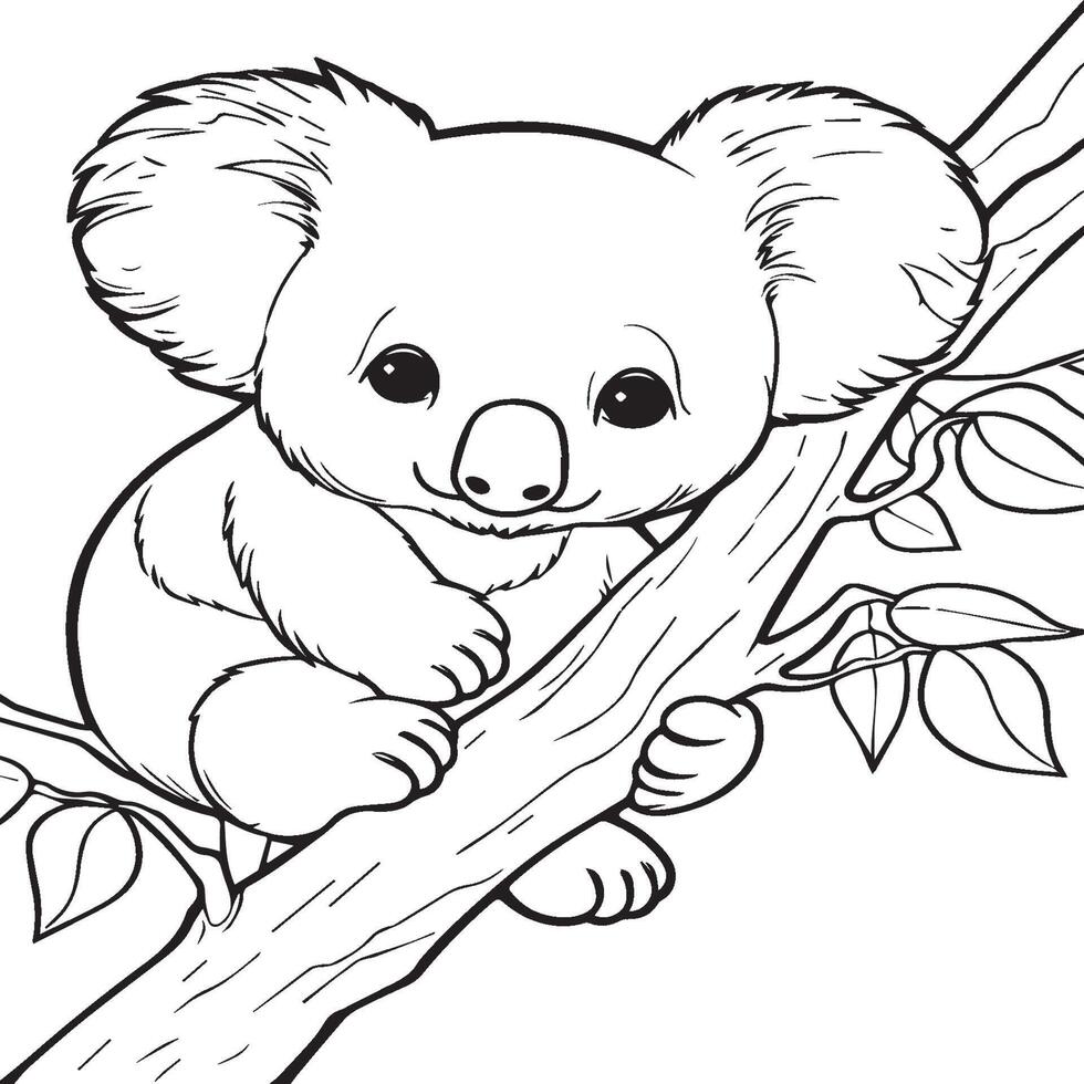 Animals coloring pages for coloring book. Animals coloring pages vector