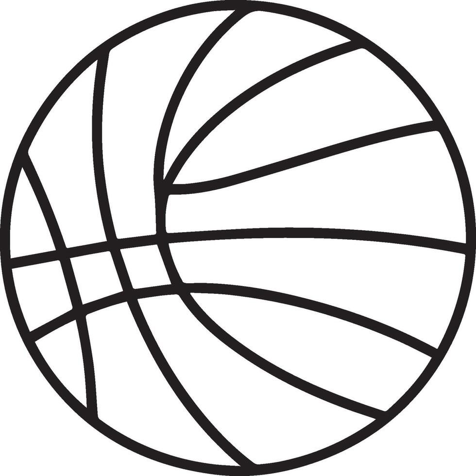 Basketball coloring pages. Basketball coloring pages for coloring book vector