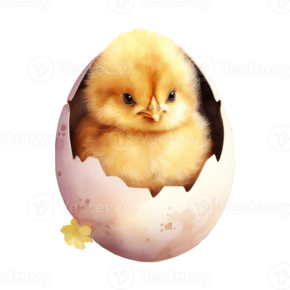 AI generated Cute Easter Charm Embrace Spring with the Adorable Presence of Easter Chick png