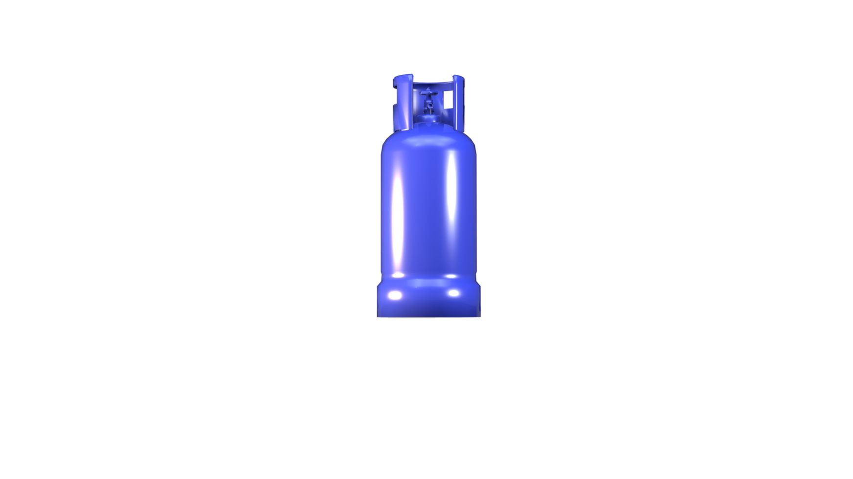 bleu brillant gaz tube png