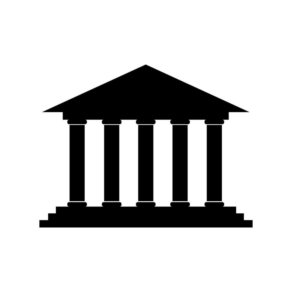 Bank Icon. Business centre vector
