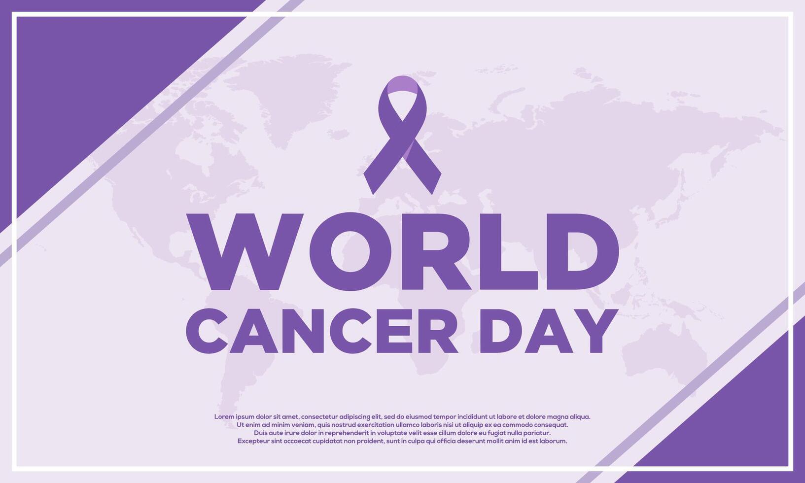 vector world cancer day