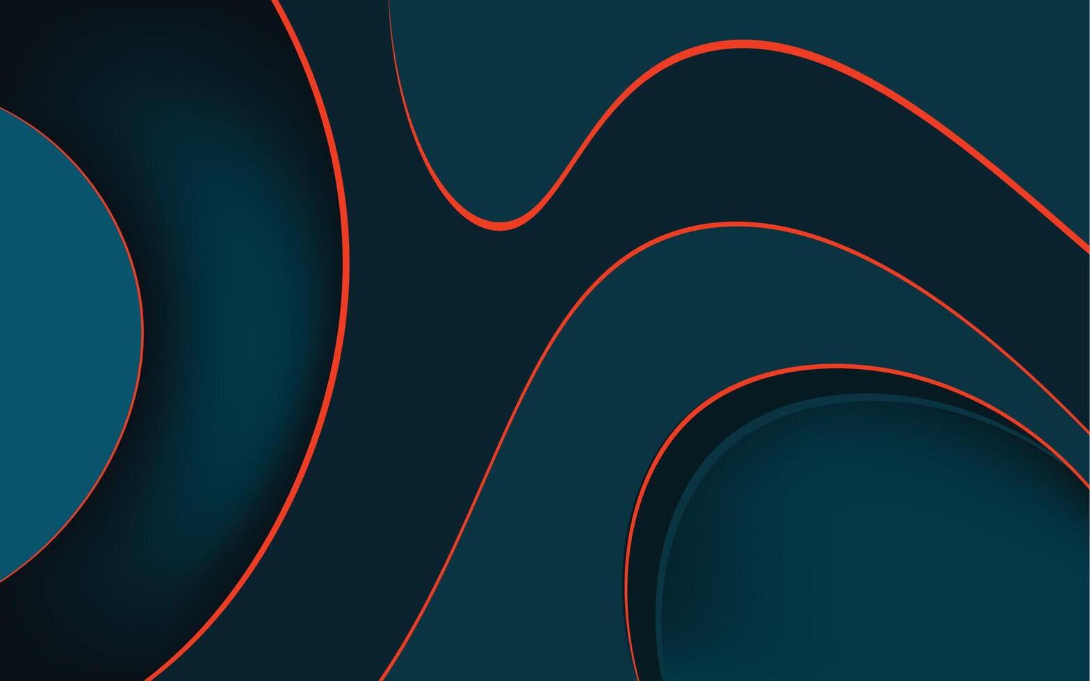 Blue and orange abstract background with lines vector