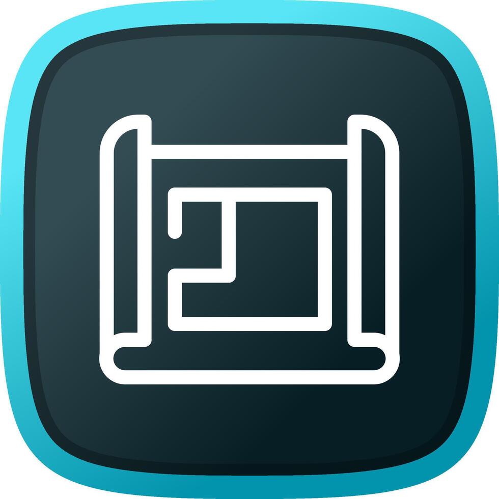 Blueprint Creative Icon Design vector