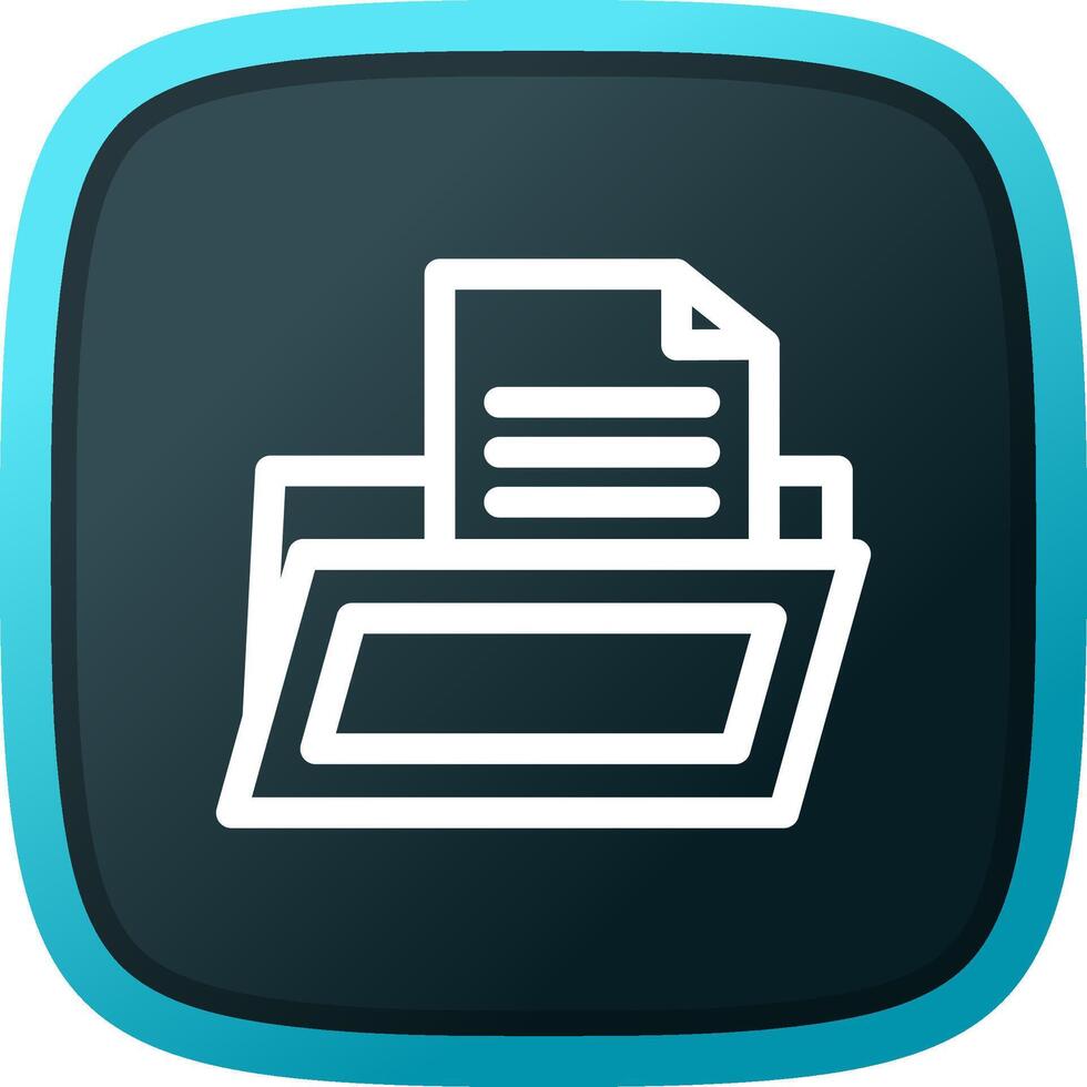Folder Creative Icon Design vector