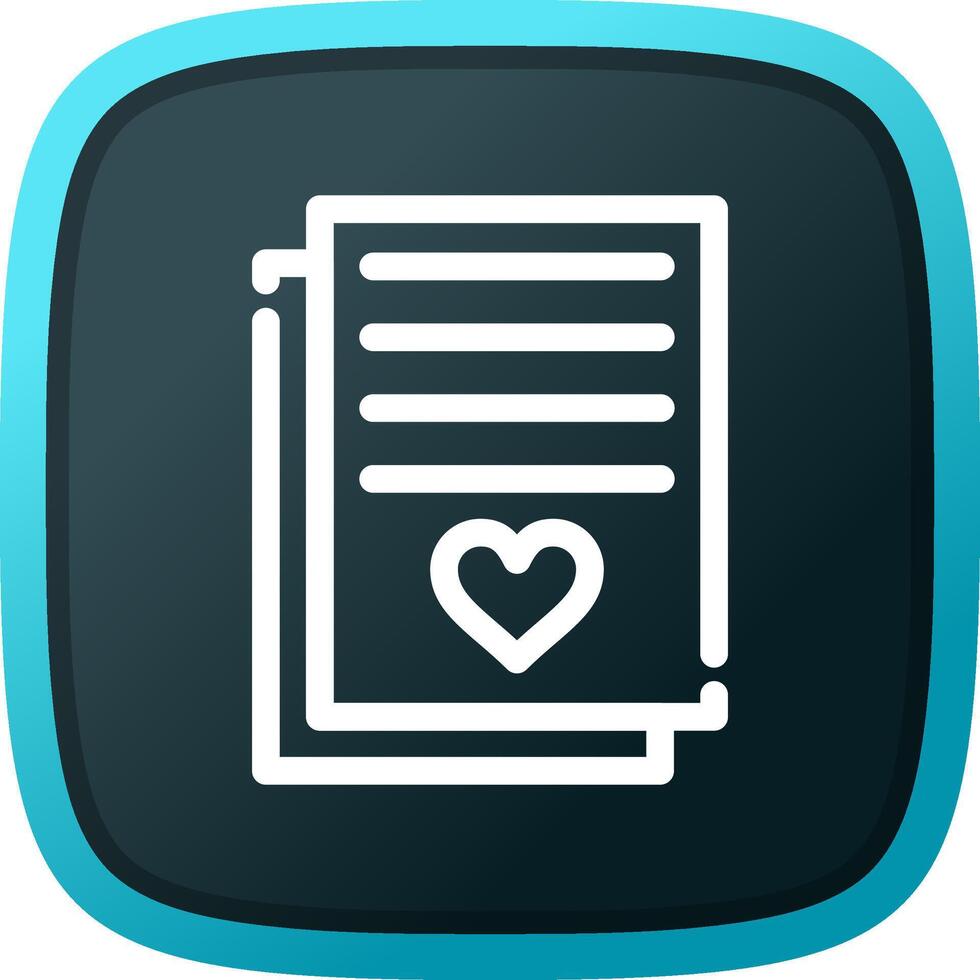 Love Letter Creative Icon Design vector