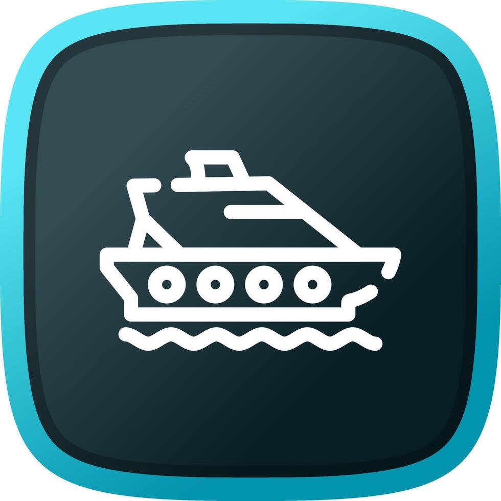 diseño de icono creativo de barco vector