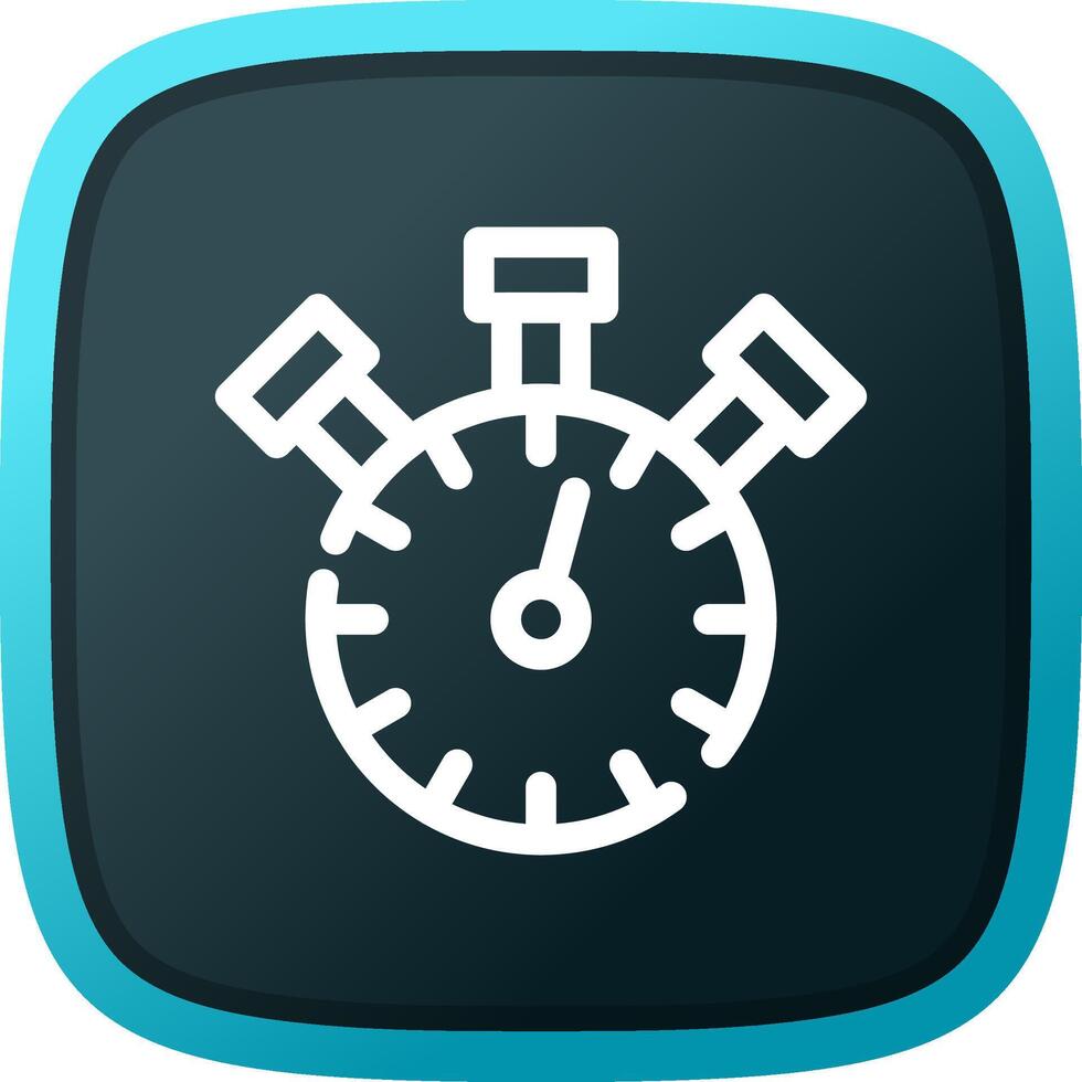 Stopwatch Creative Icon Design vector