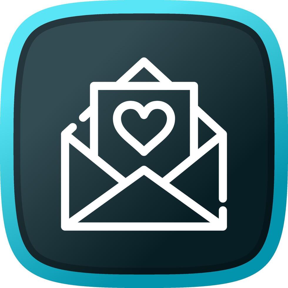 Love Letter Creative Icon Design vector