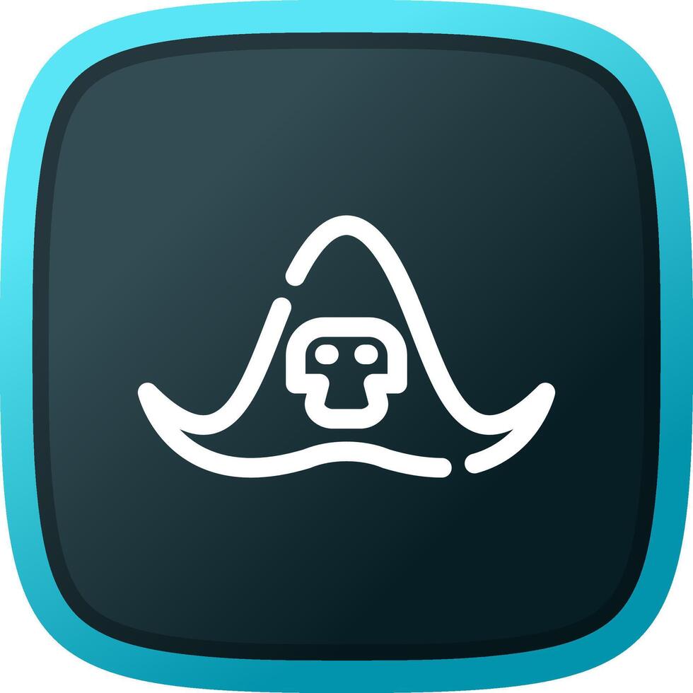 diseño de icono creativo de sombrero vector