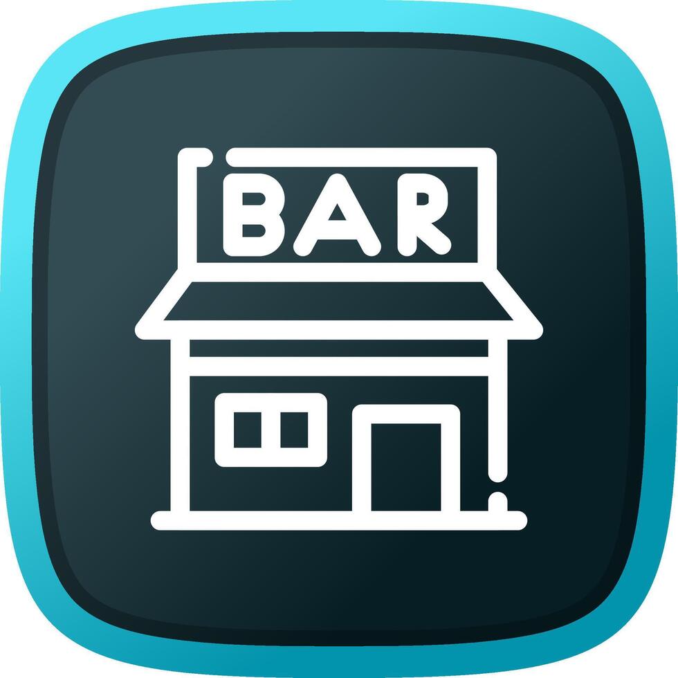 Bar Creative Icon Design vector