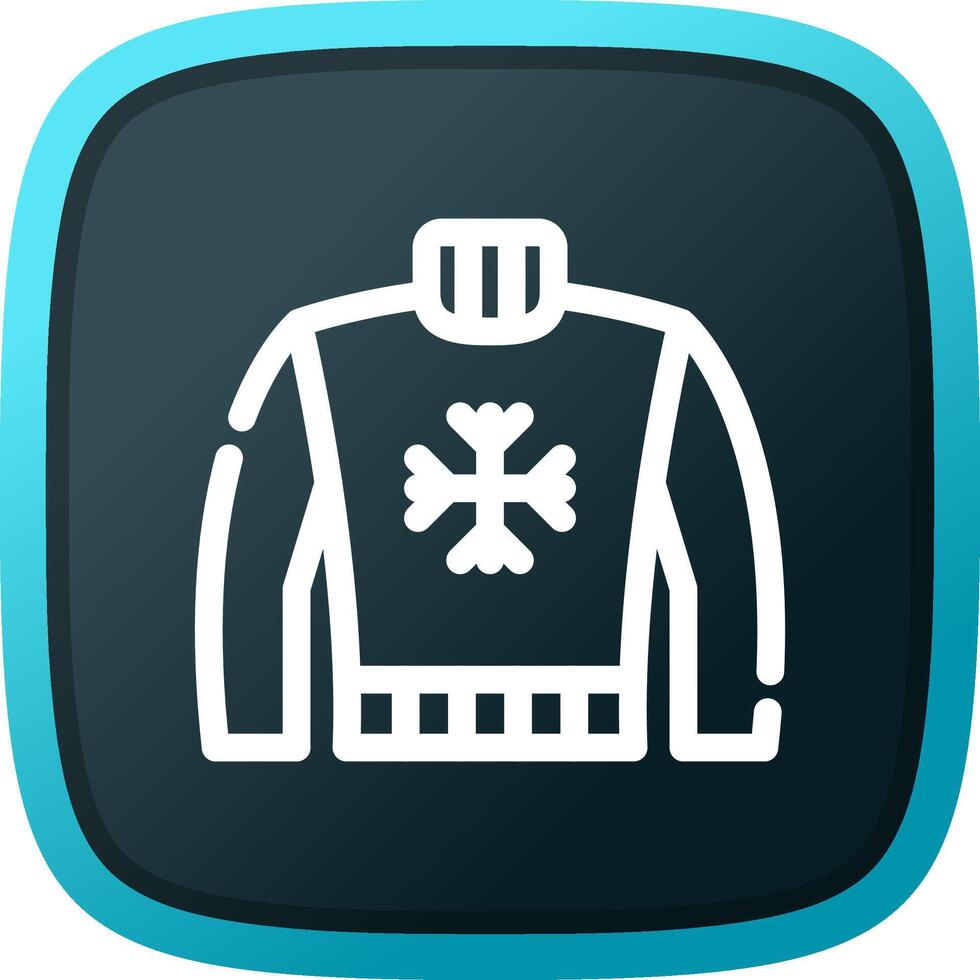 Sweater Creative Icon Design vector