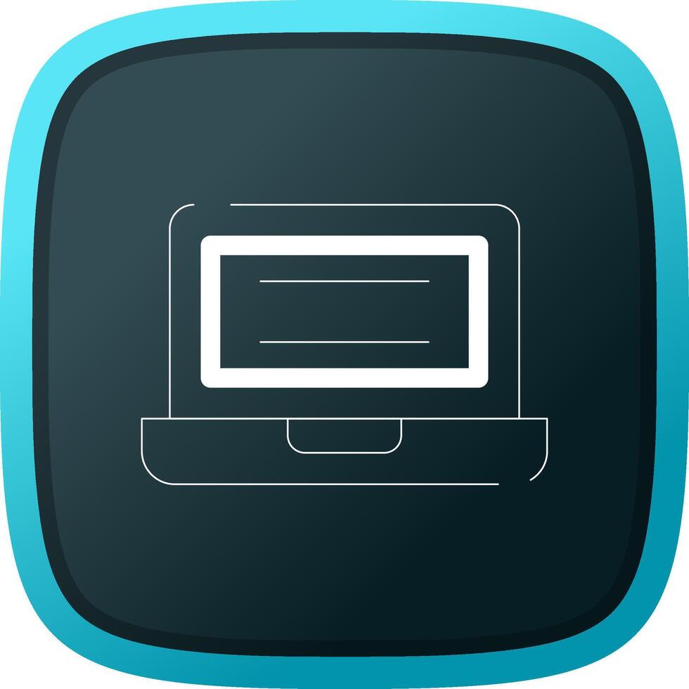 Laptop Creative Icon Design vector
