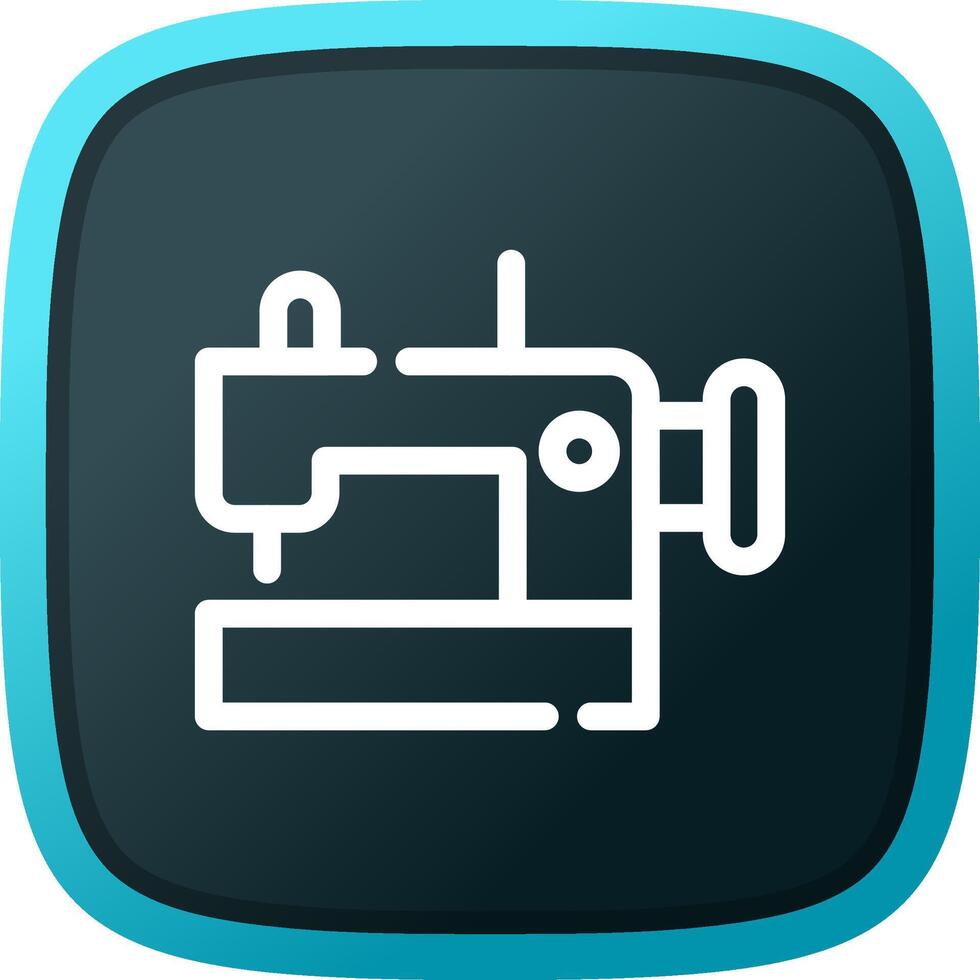 Sewing Machine Creative Icon Design vector