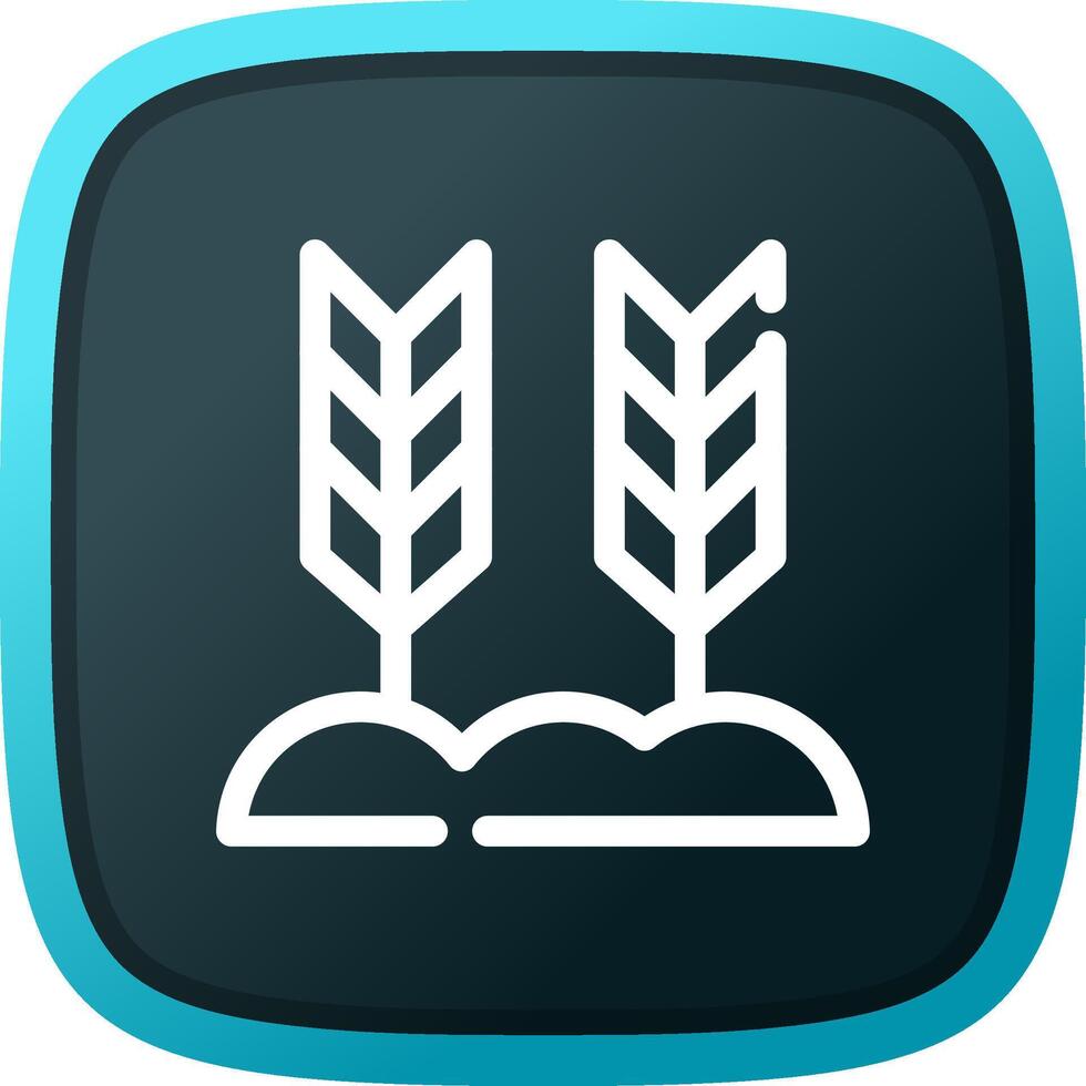 Wheat Creative Icon Design vector
