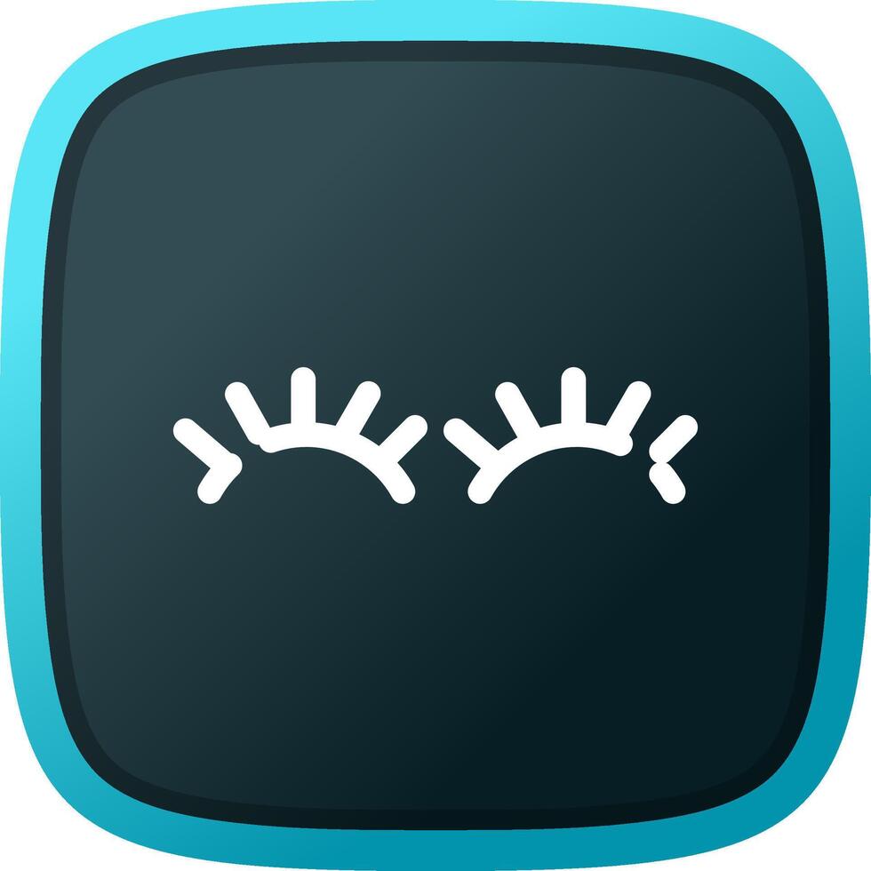 Eyelashes Creative Icon Design vector