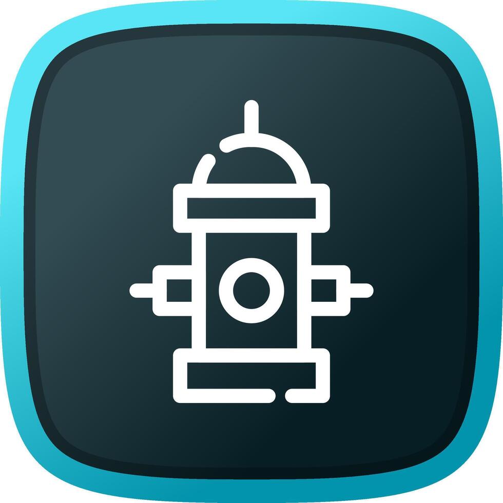 Fire Hydrant Creative Icon Design vector