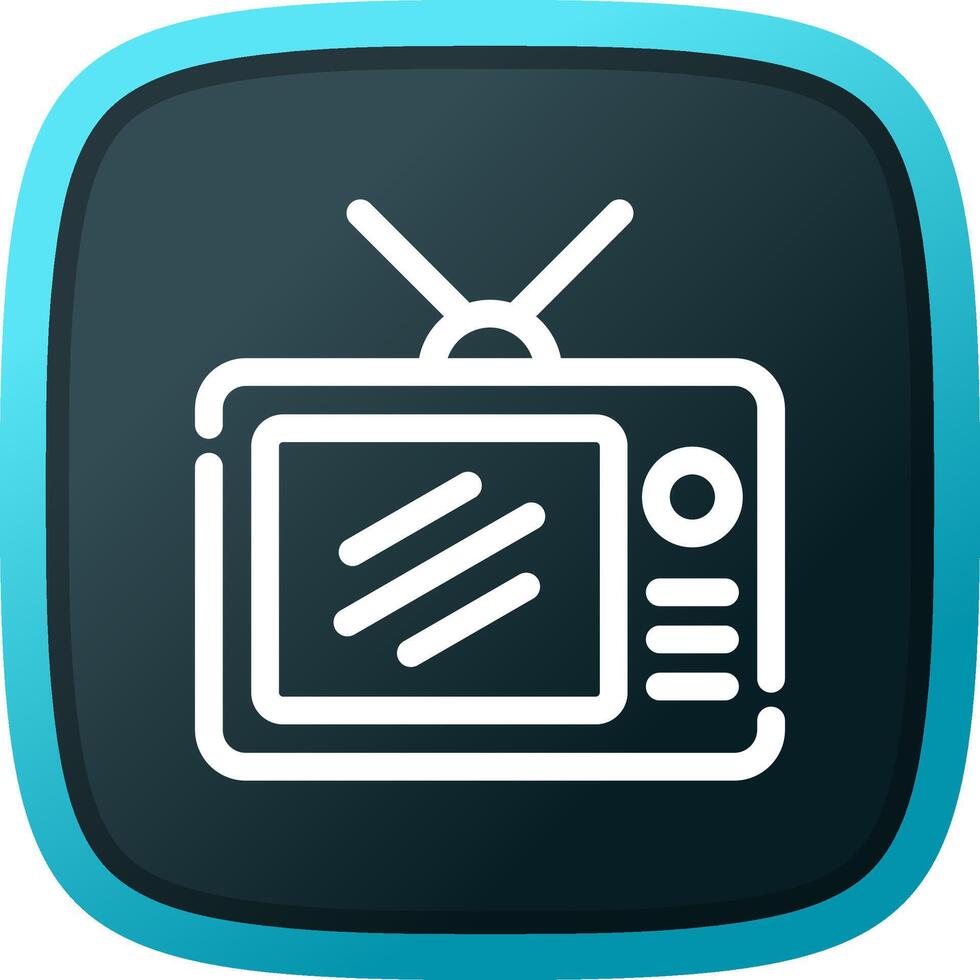 Tv Creative Icon Design vector