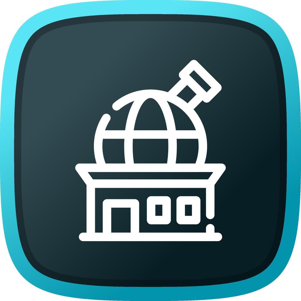 Observatory Creative Icon Design vector