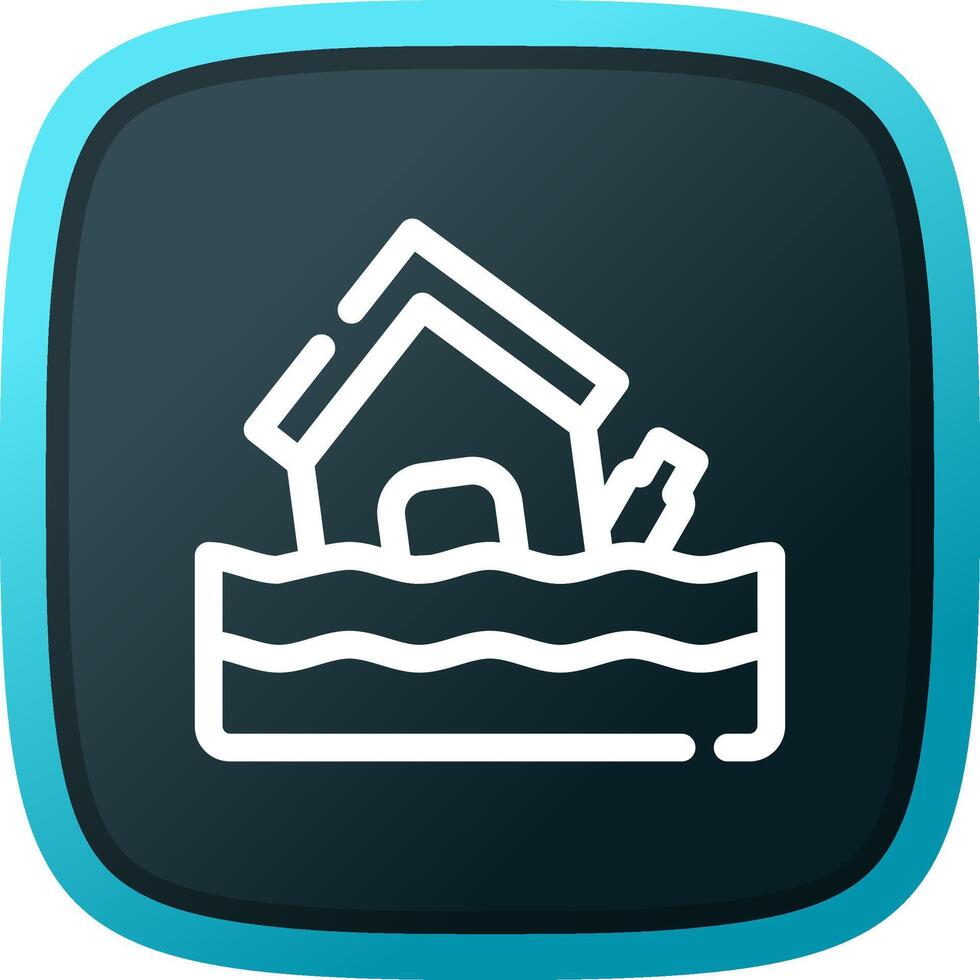 Flood Creative Icon Design vector