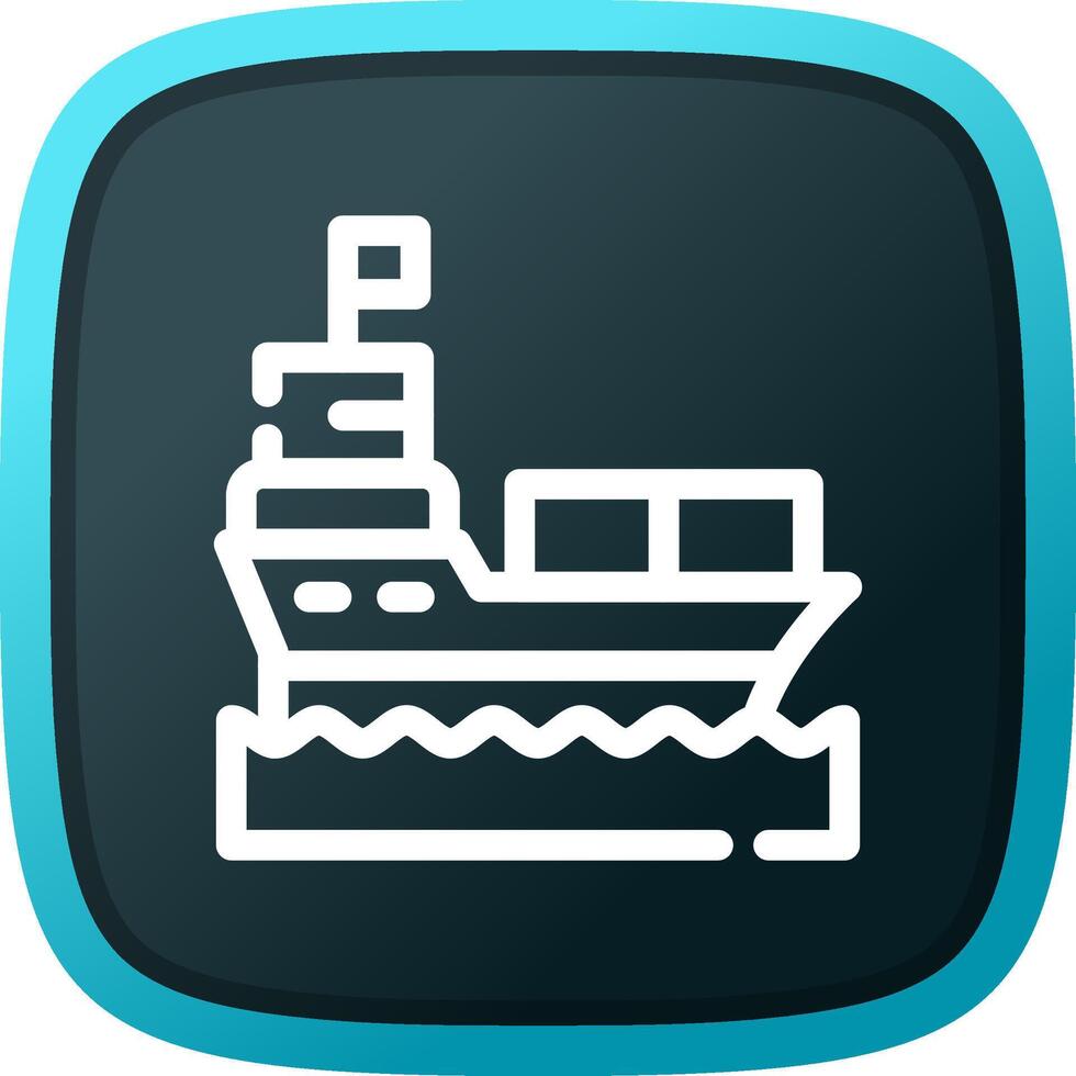 diseño de icono creativo de barco vector