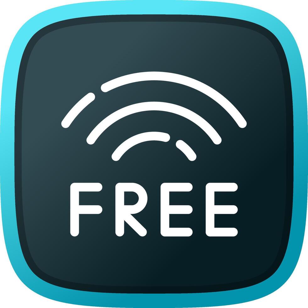 Free Wifi Creative Icon Design vector