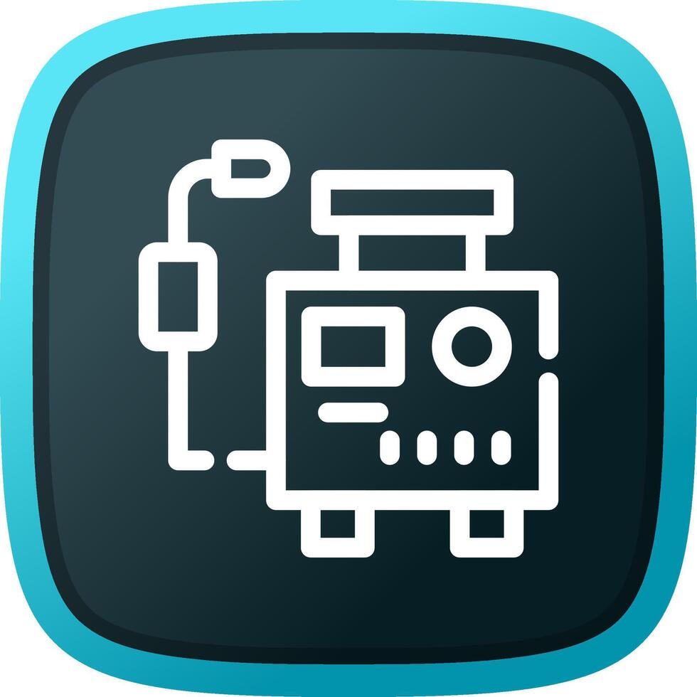 Welding Machine Creative Icon Design vector