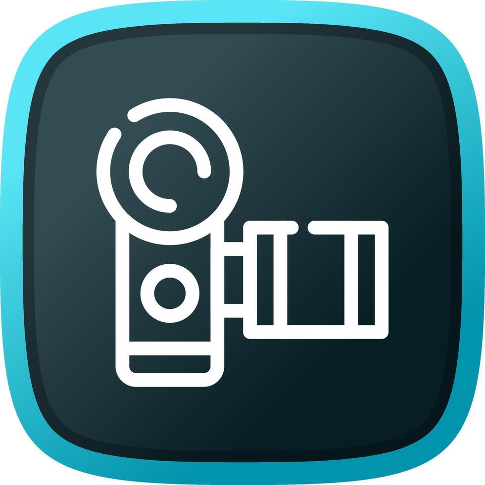 Video Camera Creative Icon Design vector