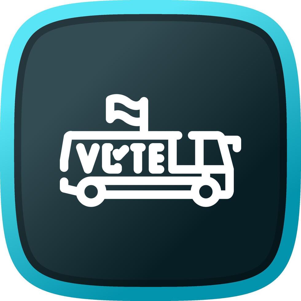 diseño de icono creativo de autobús vector