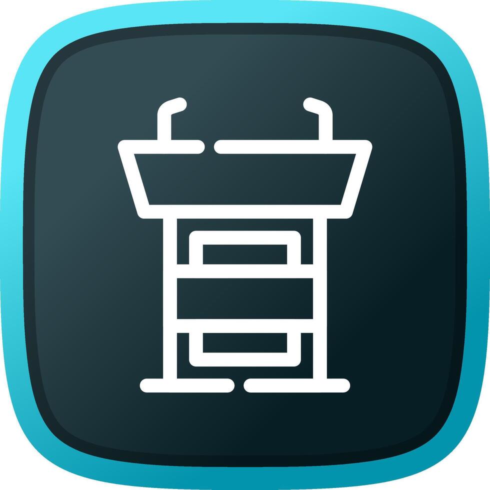 Tribune Creative Icon Design vector