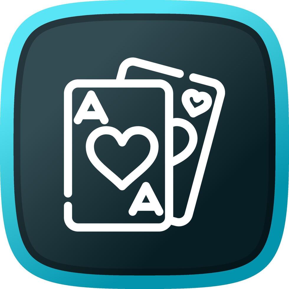 Playing Cards Creative Icon Design vector