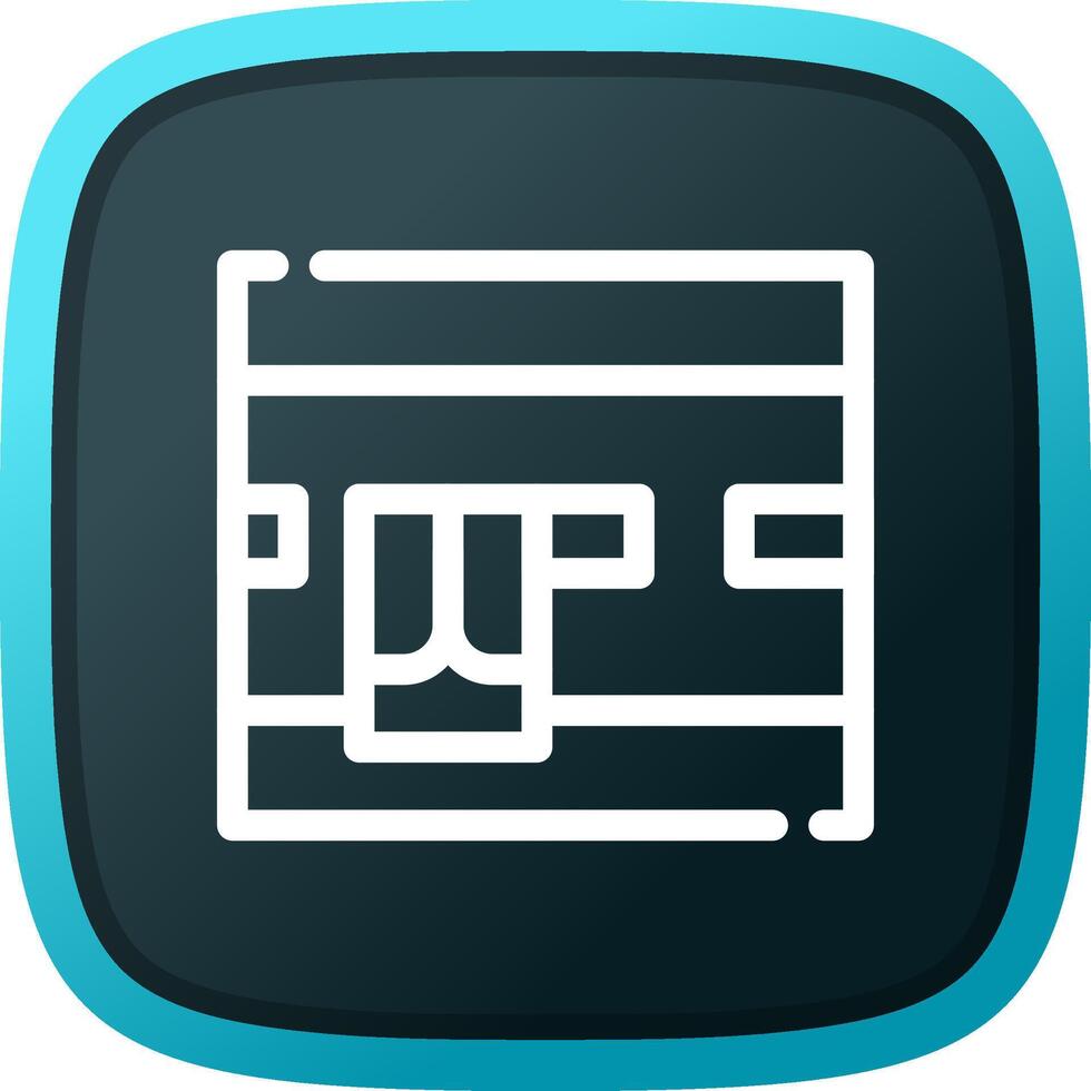 Kaaba Creative Icon Design vector