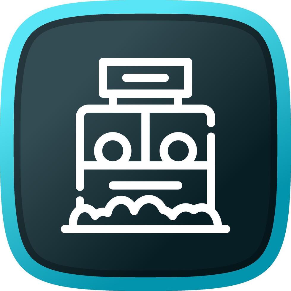Ticket Box Creative Icon Design vector