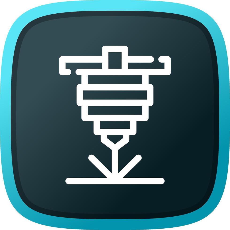 Laser Cutting Creative Icon Design vector