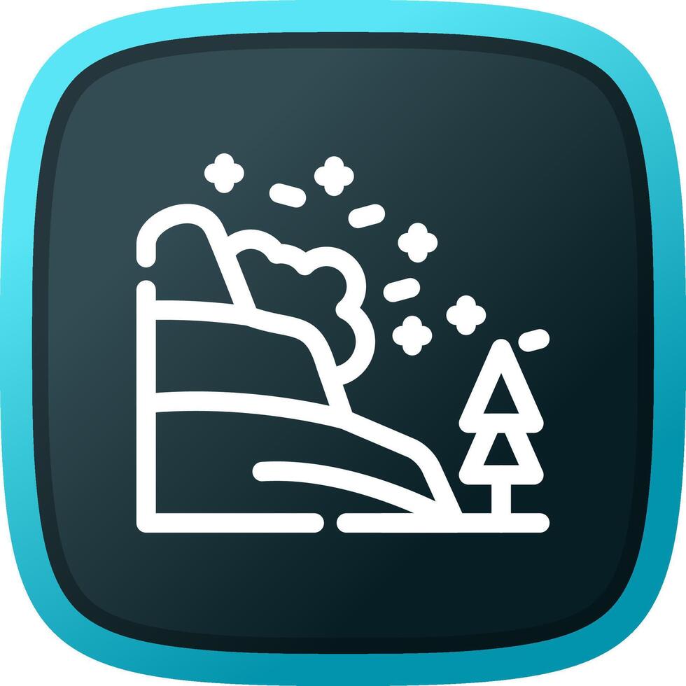 Avalanche Creative Icon Design vector