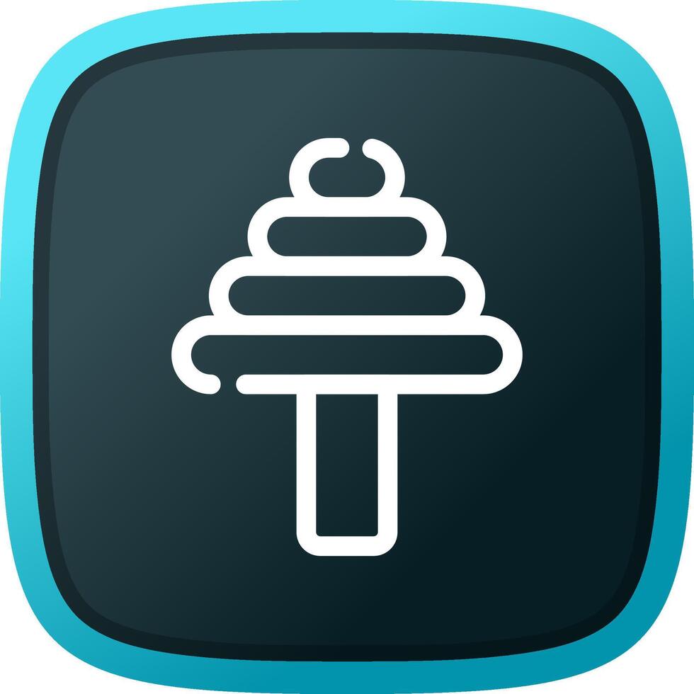 Edge Step Drill Creative Icon Design vector